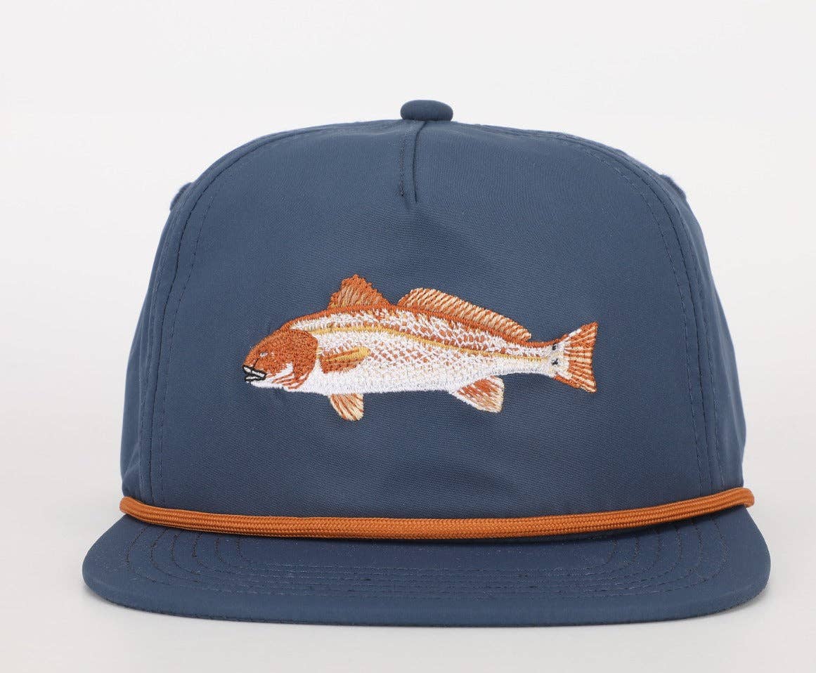 Red Fish Rope Hat