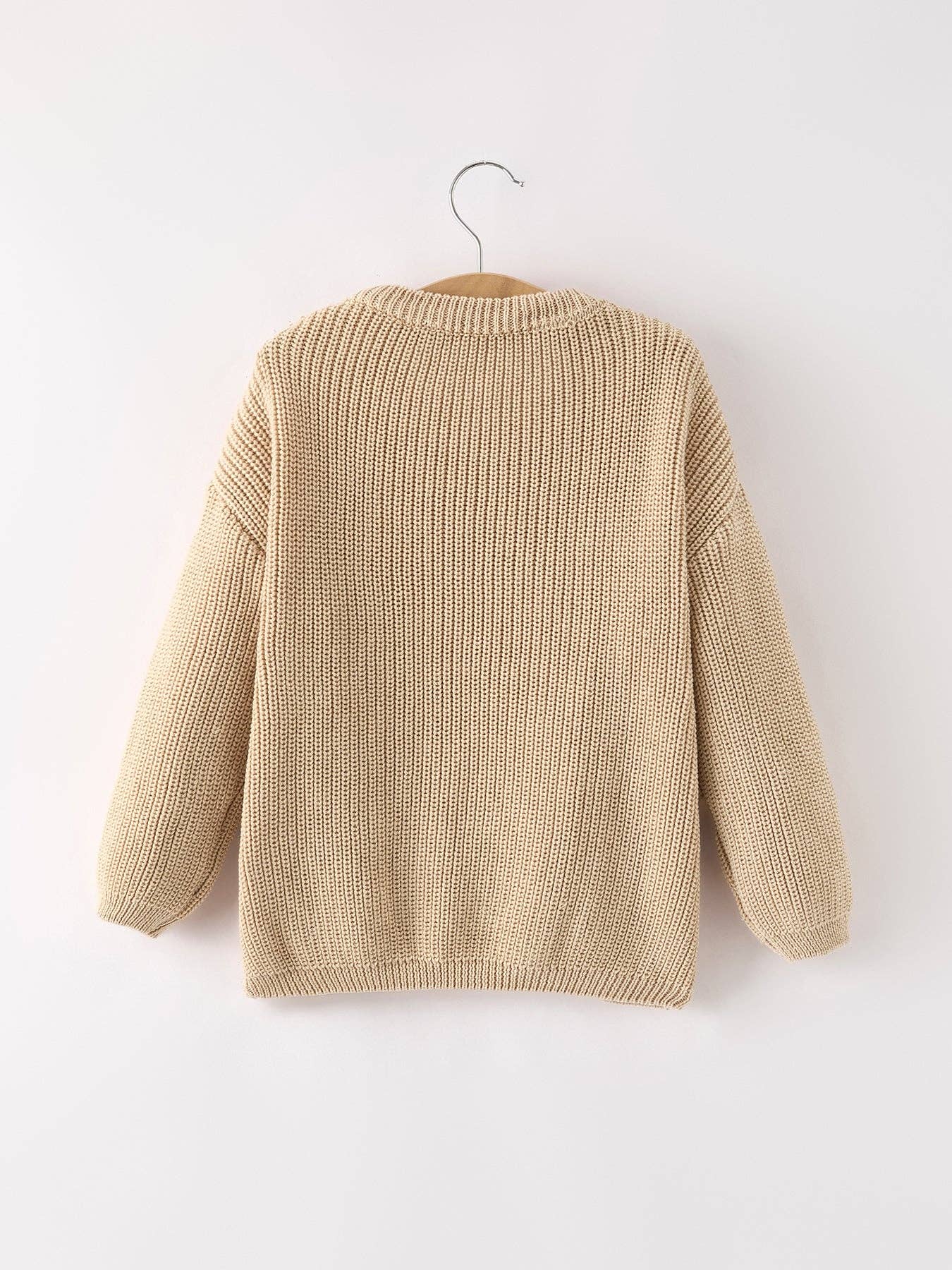 Fall Girls Thanksgiving Halloween Pumpkin Pullover Sweater