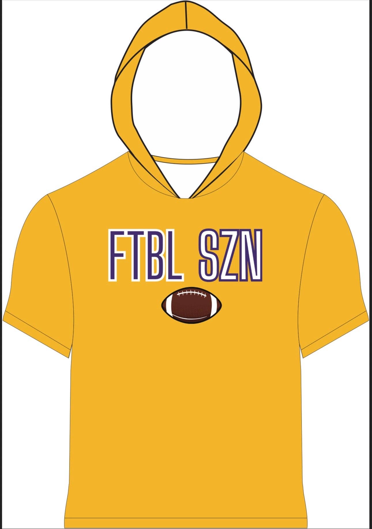 FTBL SZN hooded shirt