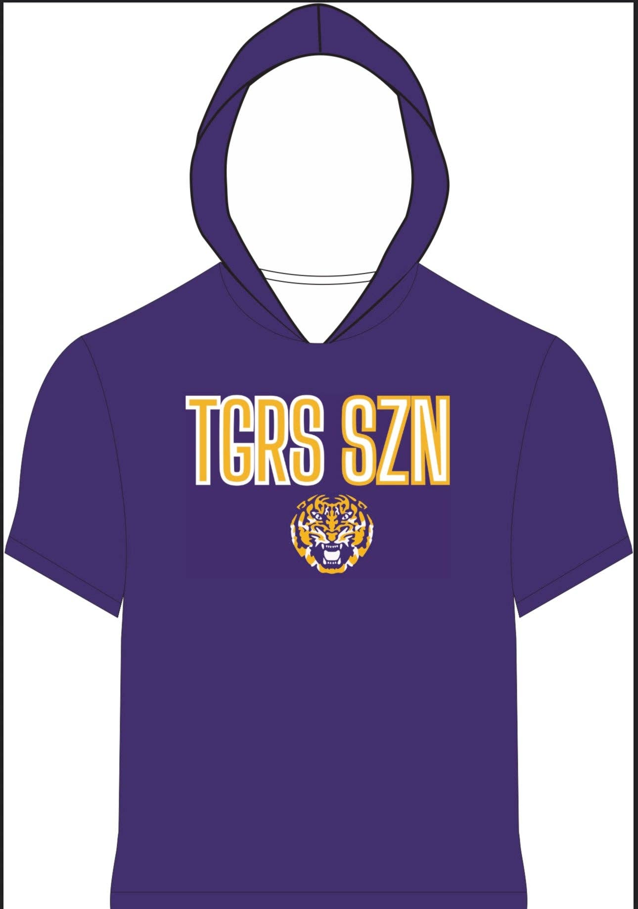 TGRS SZN SS hooded shirt