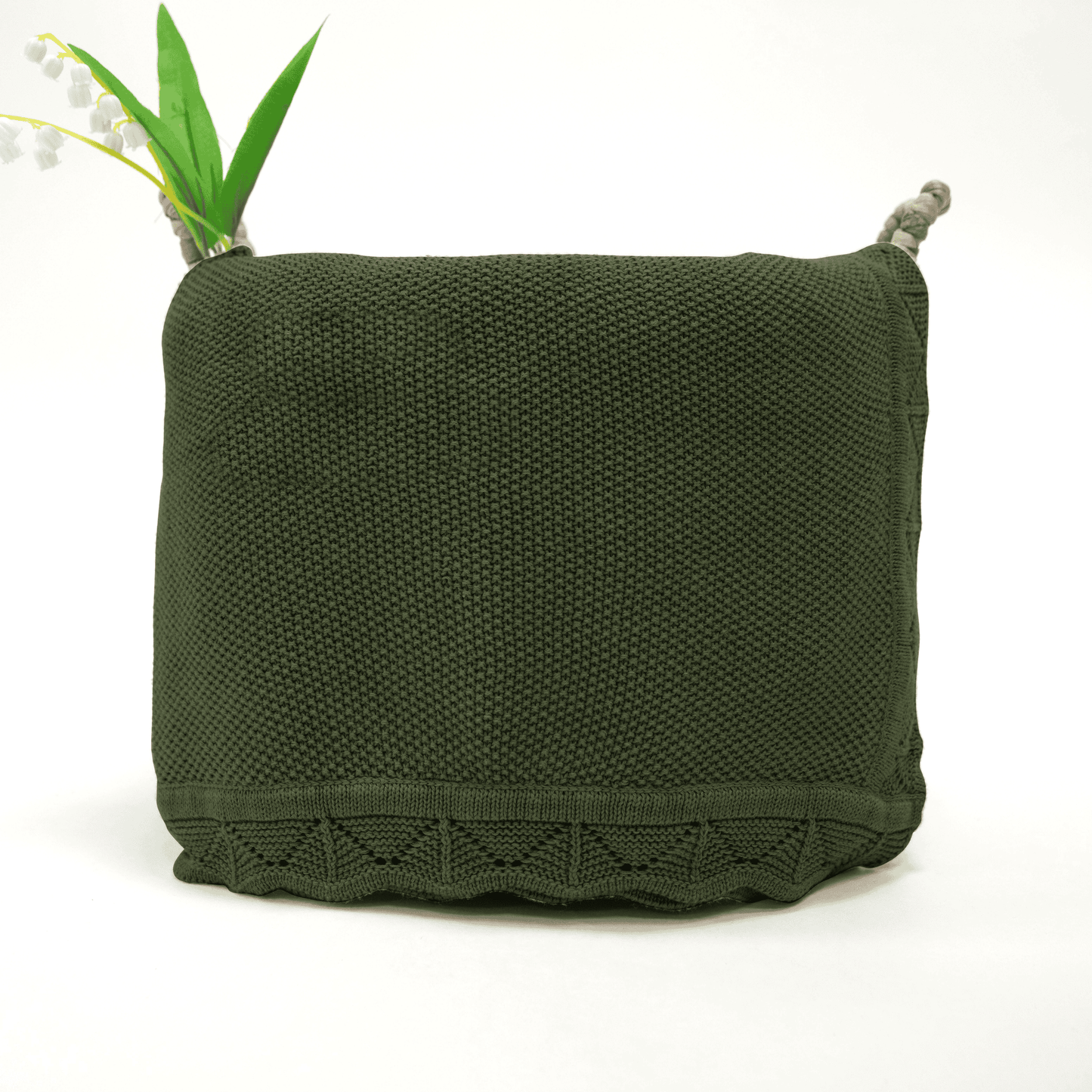 Heirloom Lacing Baby Blanket - 100% Cotton
