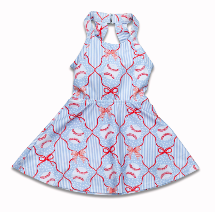 Toddler Girls Halter Tennis Dress - All-Star Sweetheart