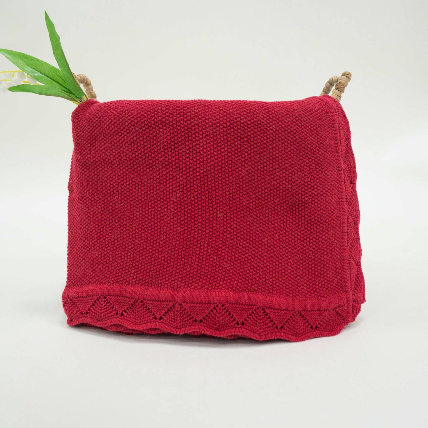 Heirloom Lacing Baby Blanket - 100% Cotton