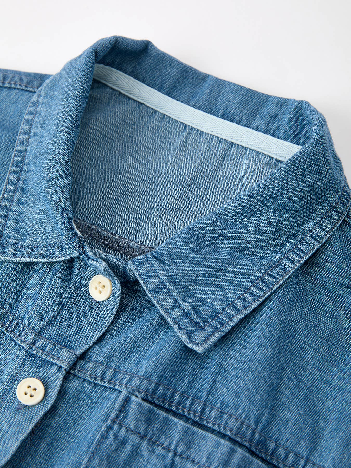 Baby Denim Shirt & Shorts Summer Set