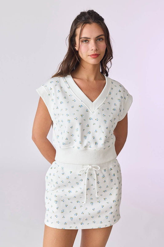 Floral Print Knit Set