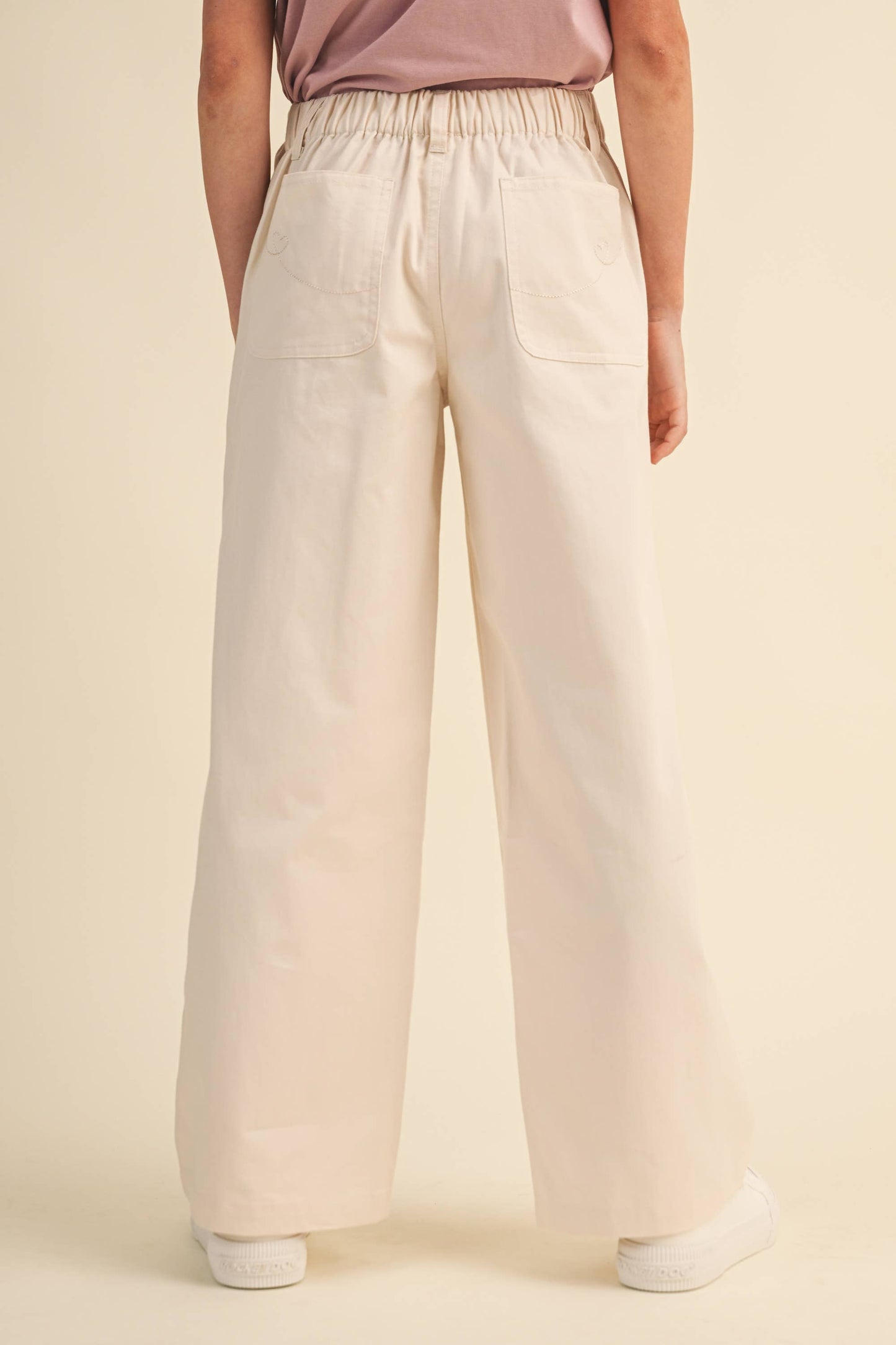 TWEEN KIDS GIRLS WIDE LEG PULL ON PANTS (7-14)