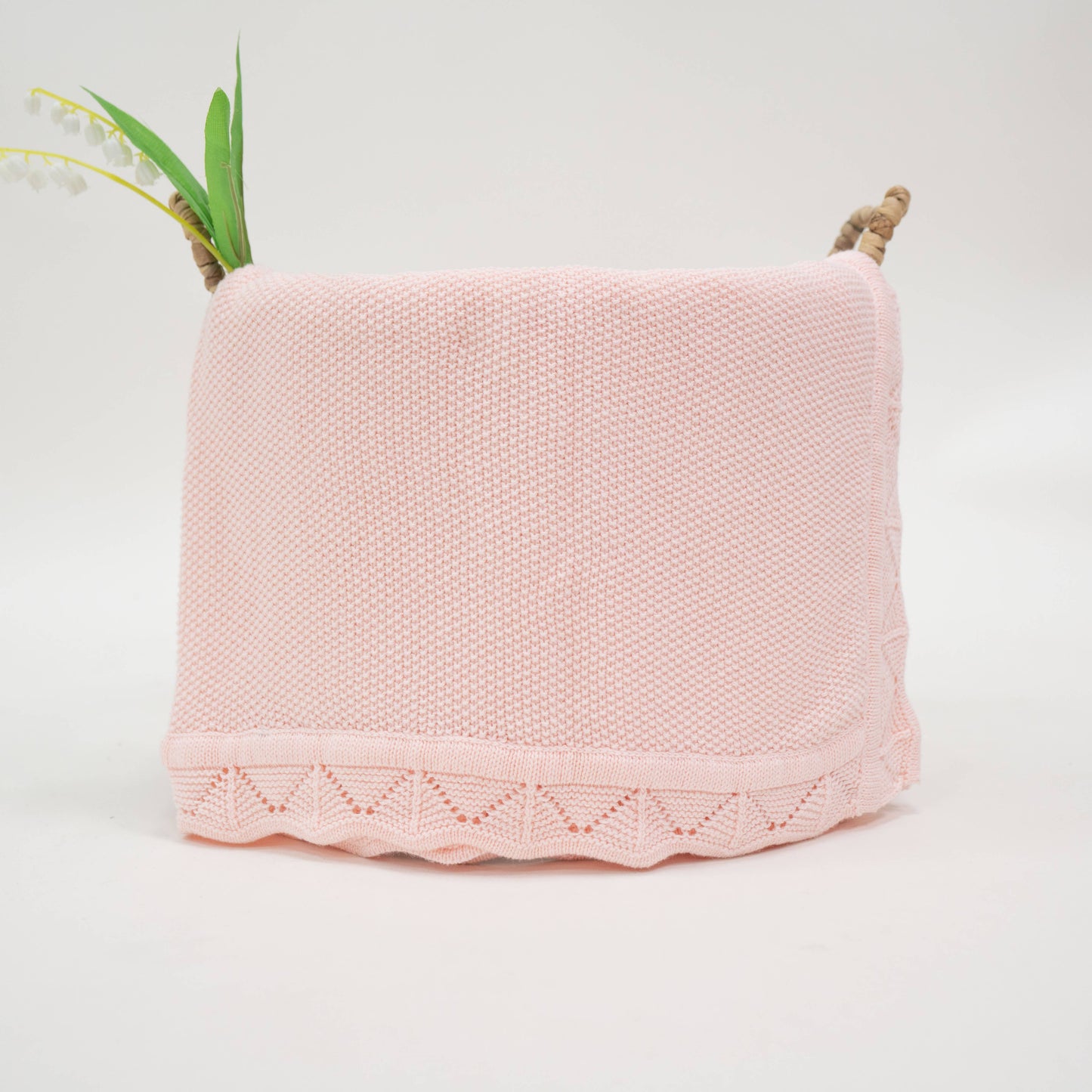 Heirloom Lacing Baby Blanket - 100% Cotton