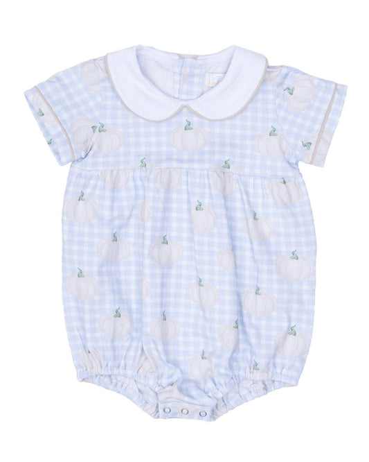 Hank Pumpkin Patch Plaid Bubble