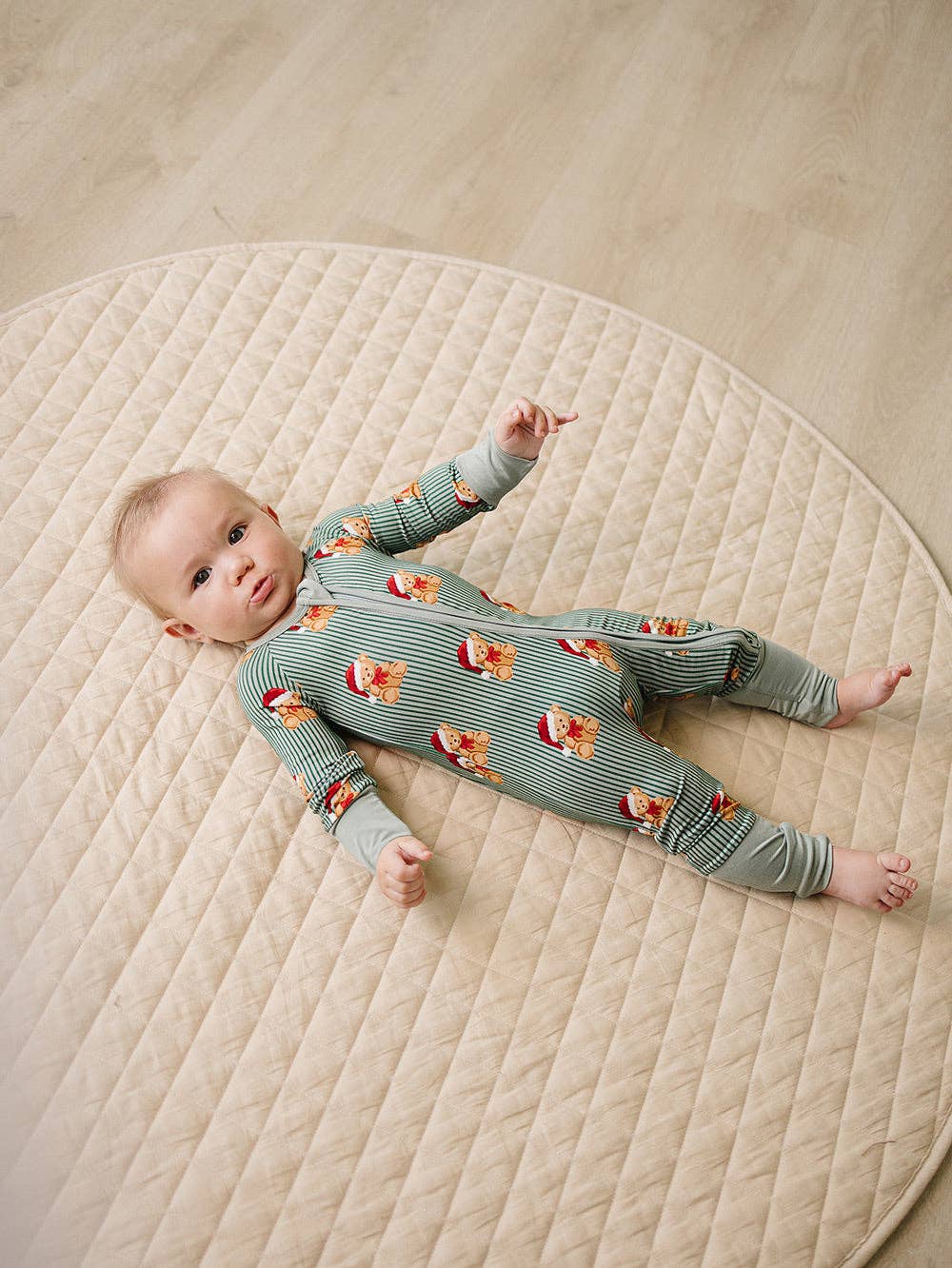 Bamboo Zip Romper | Merry Bear