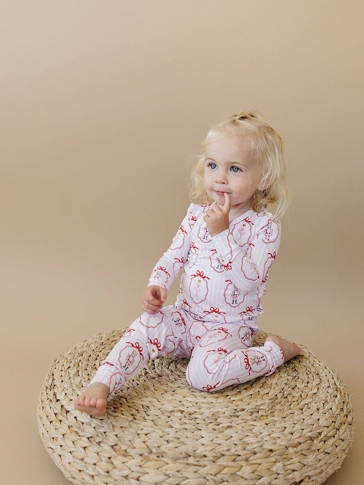 Bamboo Two Piece Set | Pink Nutcracker