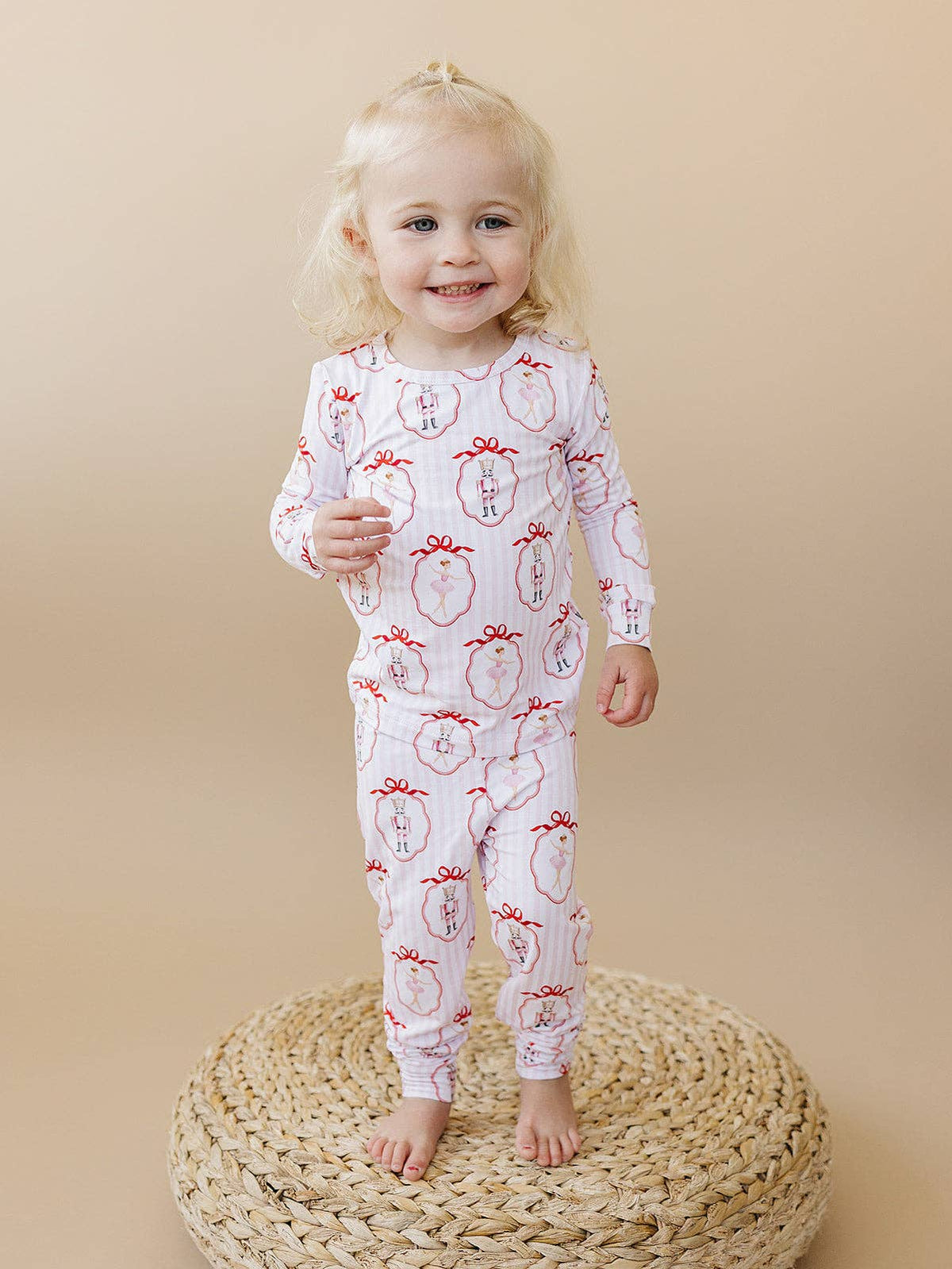 Bamboo Two Piece Set | Pink Nutcracker