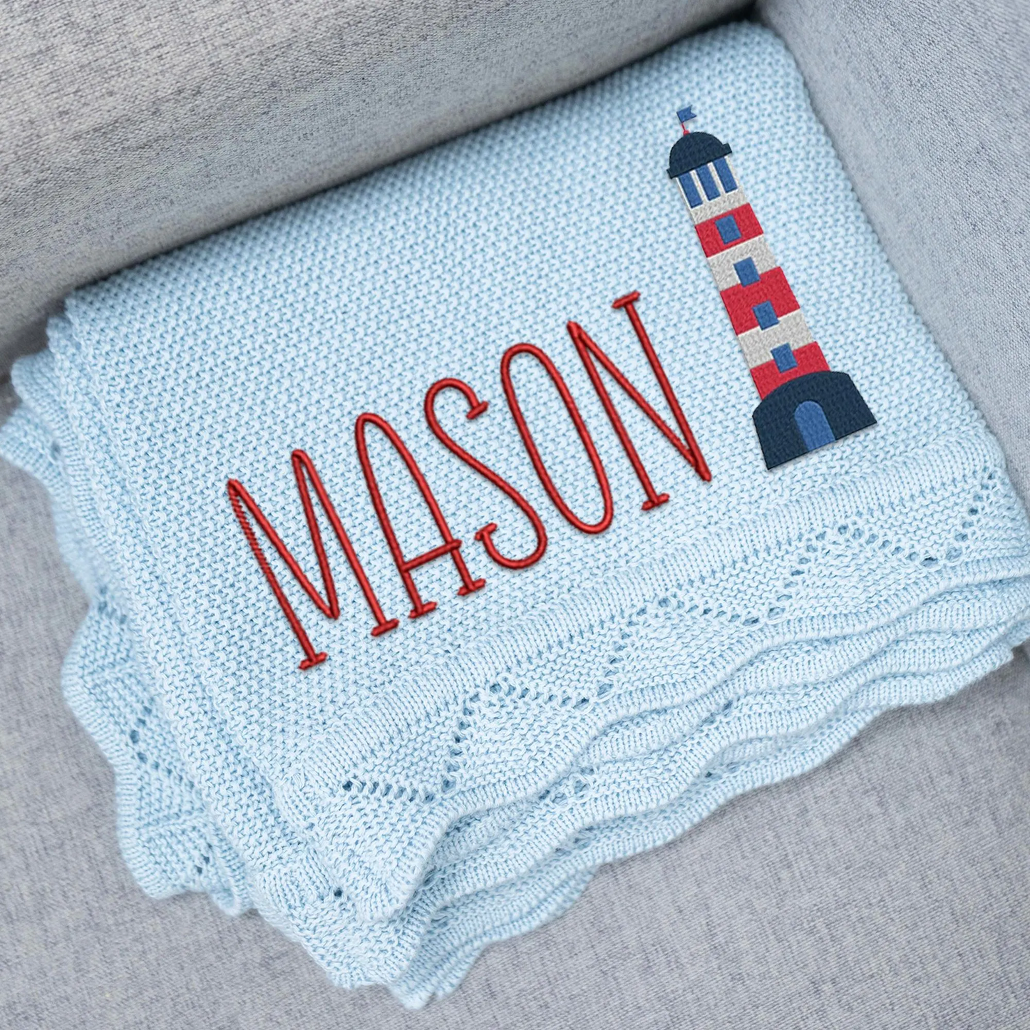 Heirloom Lacing Baby Blanket - 100% Cotton