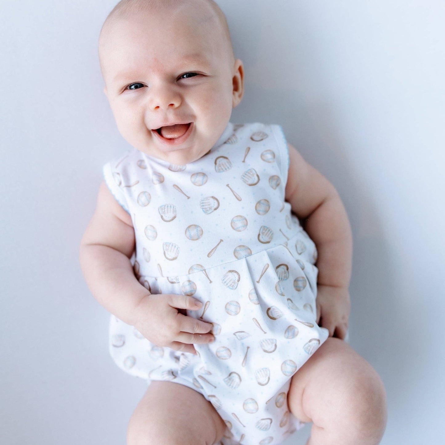 Precious Lil' Sluggers Print Bubble - Light Blue
