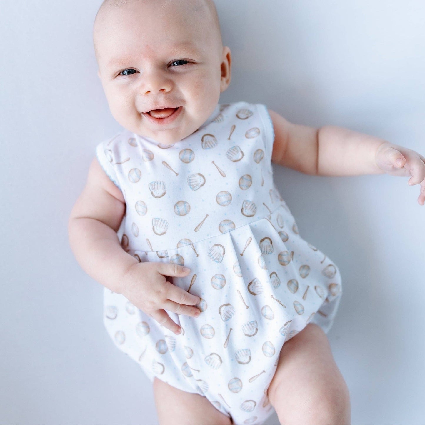 Precious Lil' Sluggers Print Bubble - Light Blue