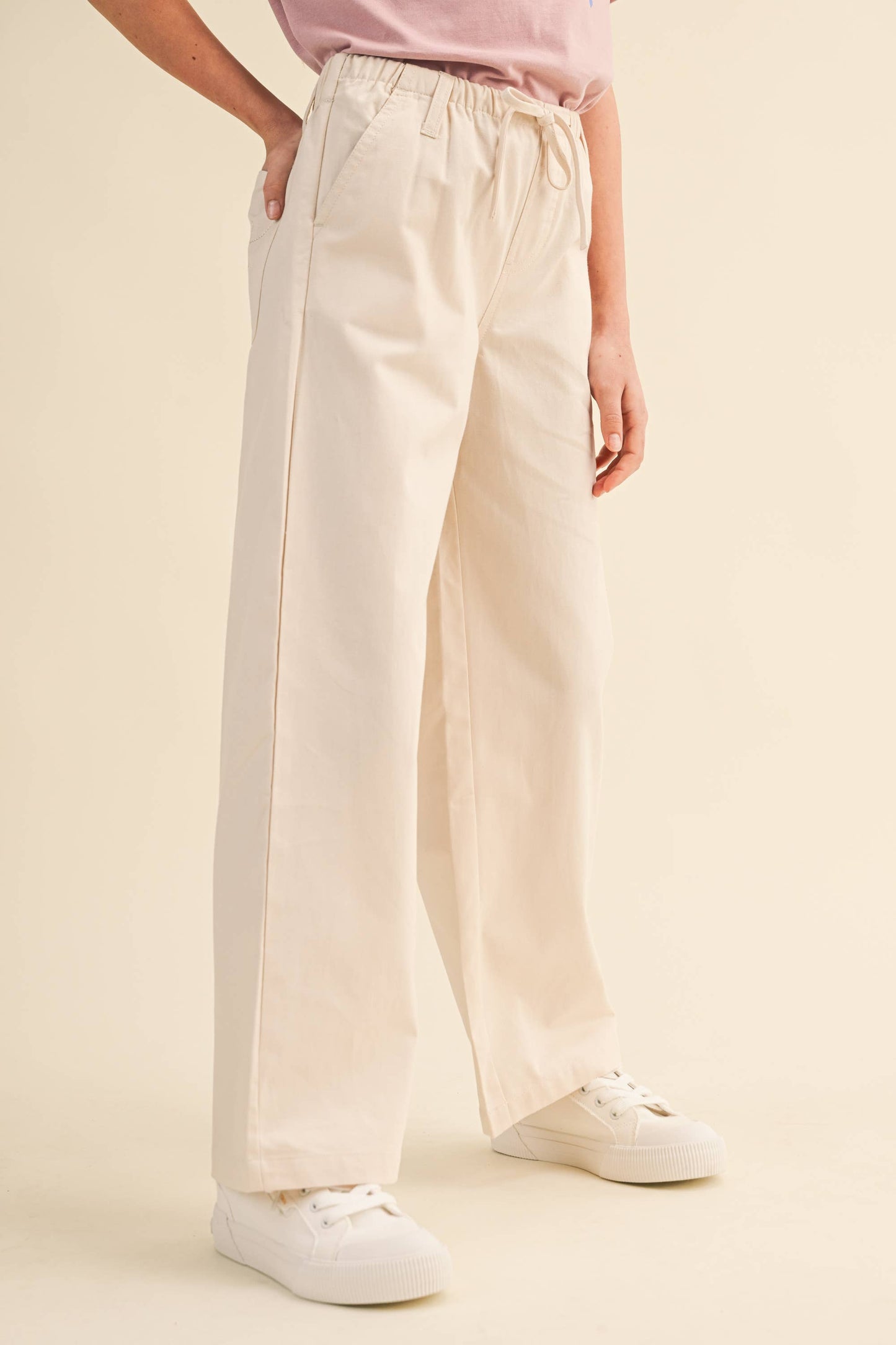 TWEEN KIDS GIRLS WIDE LEG PULL ON PANTS (7-14)