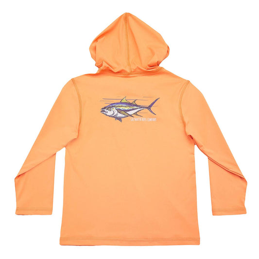 Performance Hoodie Orange Tuna