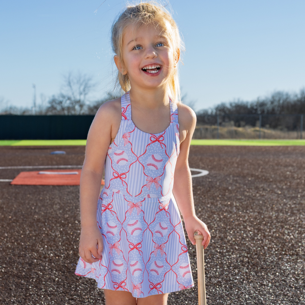 Toddler Girls Halter Tennis Dress - All-Star Sweetheart