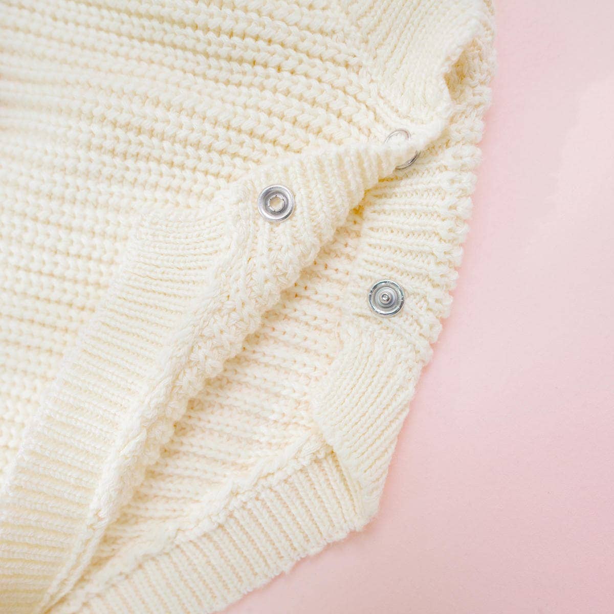 100% Cotton Baby Knit Romper