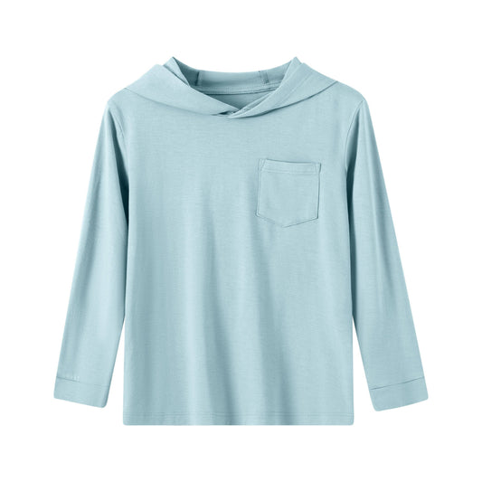 Kids Blue Pastel Bamboo Hoodie