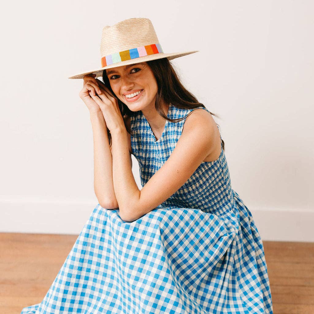Confetti Stripe Palm Hat