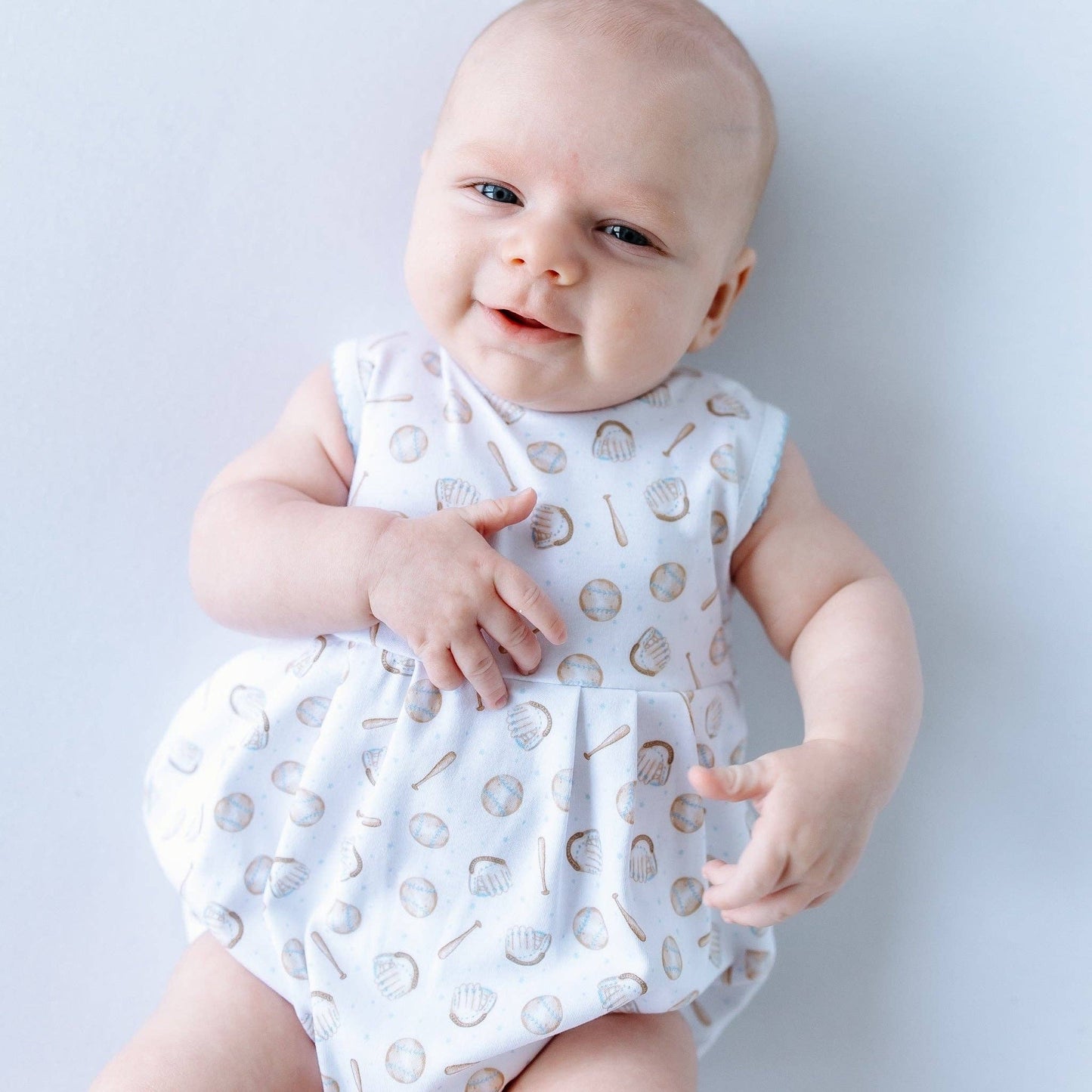 Precious Lil' Sluggers Print Bubble - Light Blue