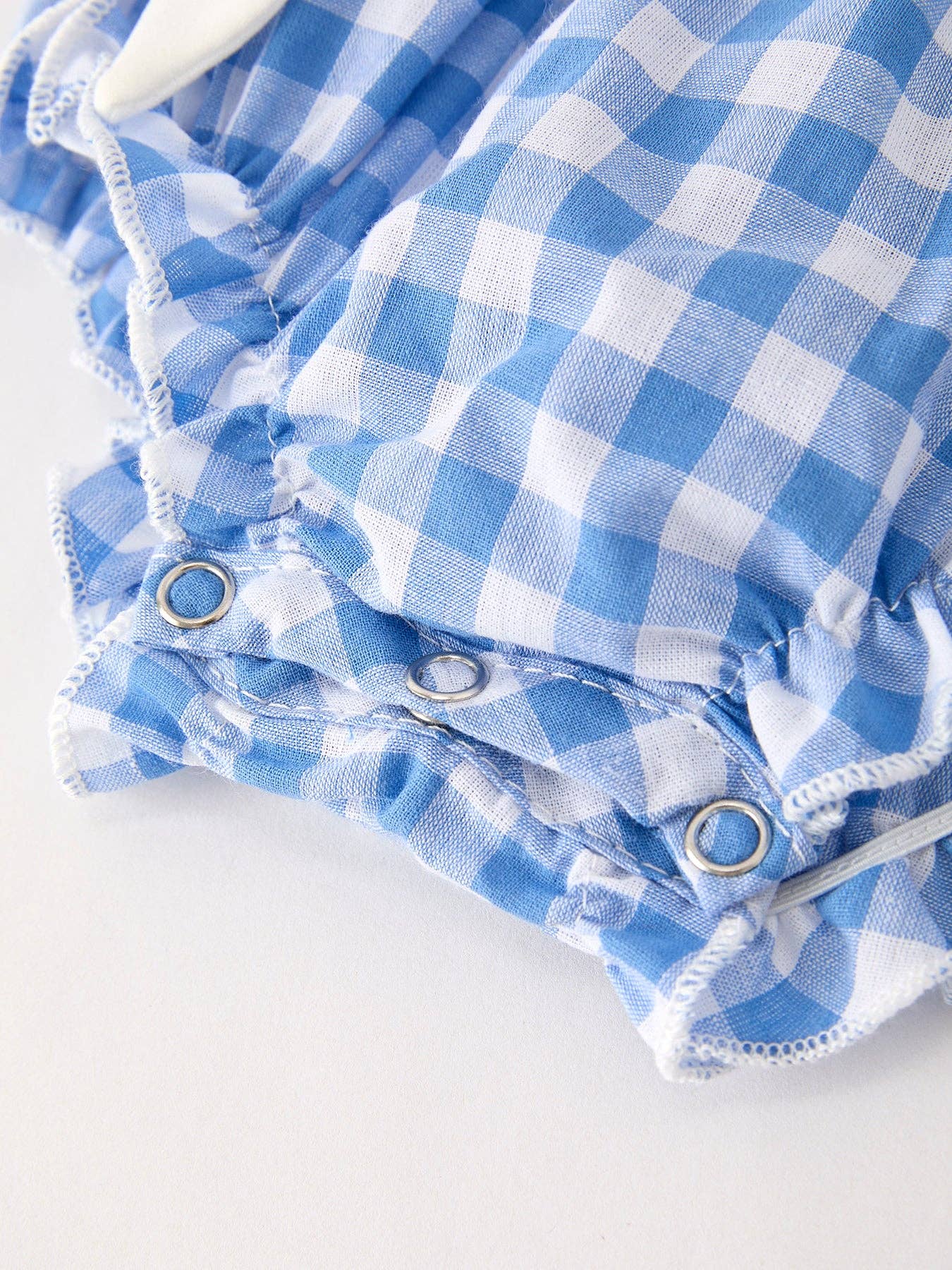 Fall Thanksgiving& Halloween Blue Pumpkin Smock Embroidery Baby Girl Romper