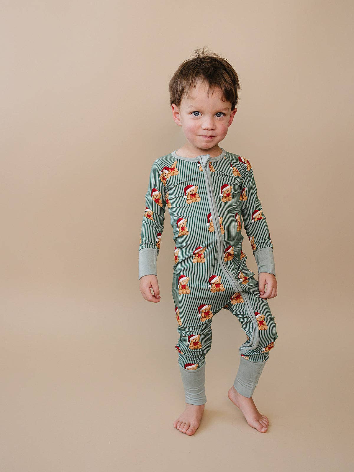 Bamboo Zip Romper | Merry Bear