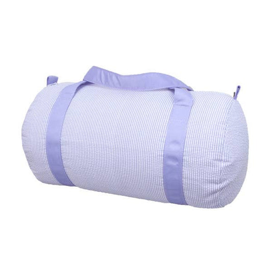 Lilac Seersucker Medium Duffel | Mint