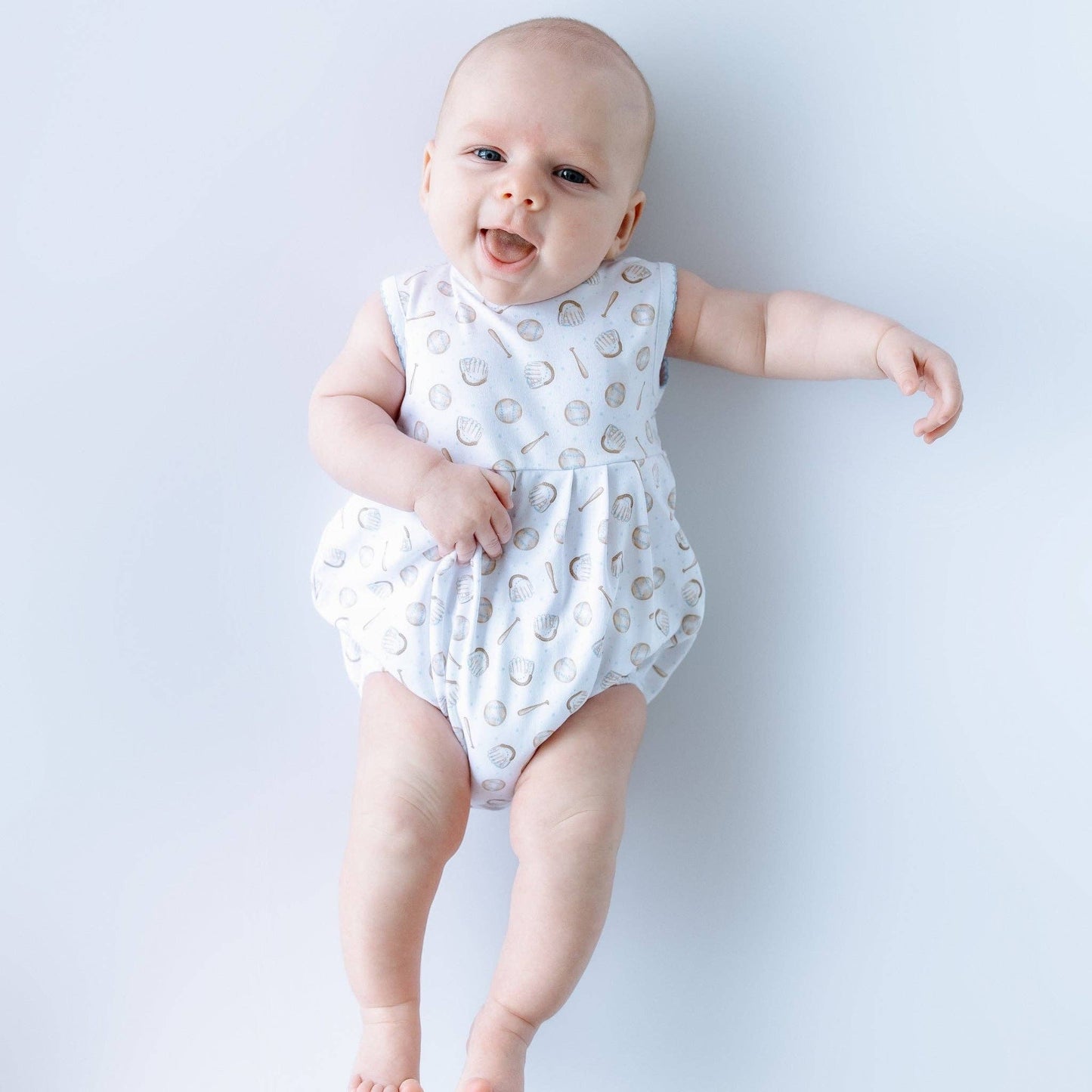 Precious Lil' Sluggers Print Bubble - Light Blue