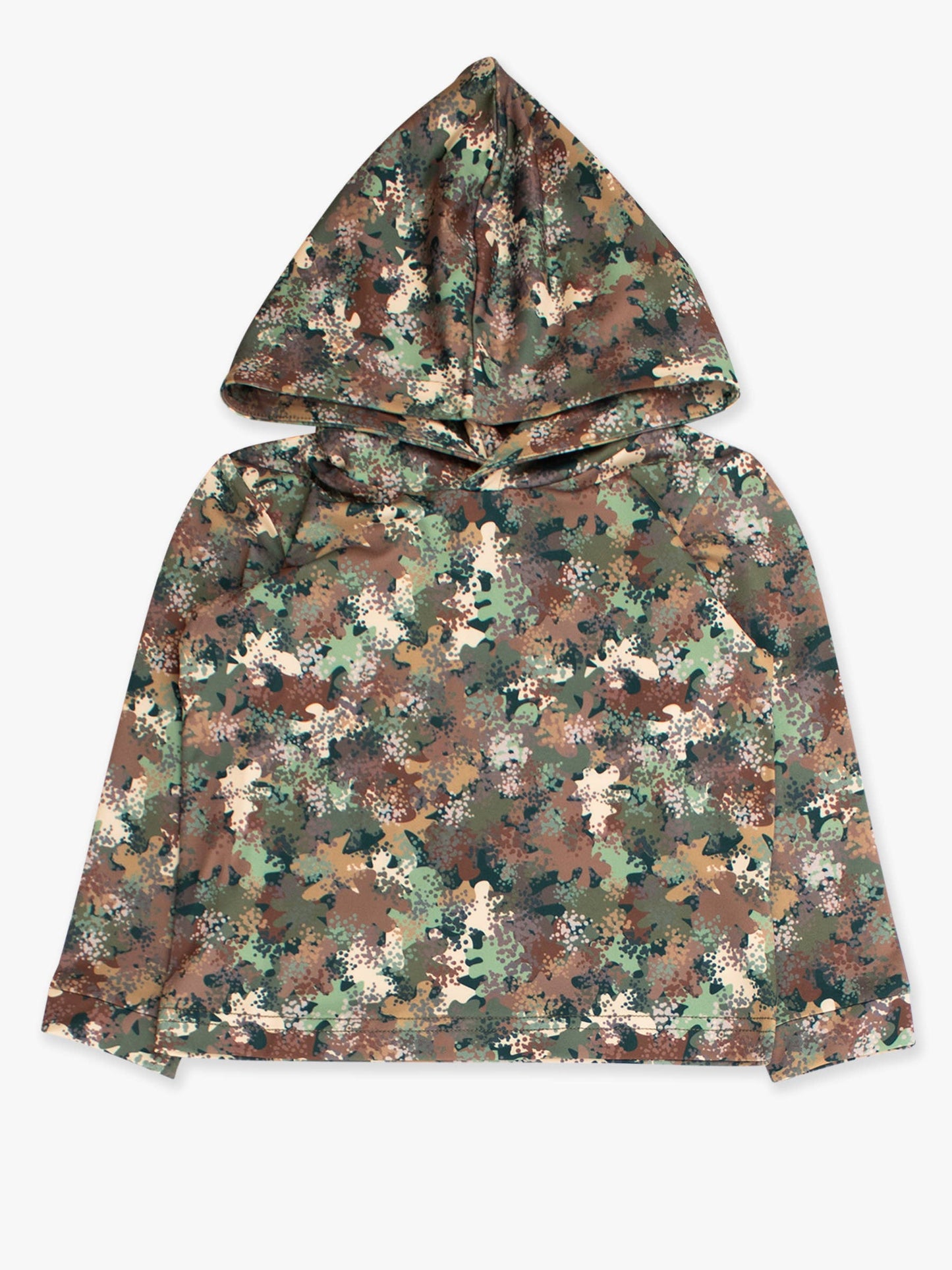 Boys Classic Camo Performance Hooded Shirt