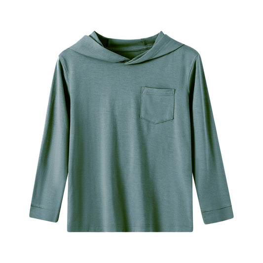 Blue Steel Bamboo Hoodie