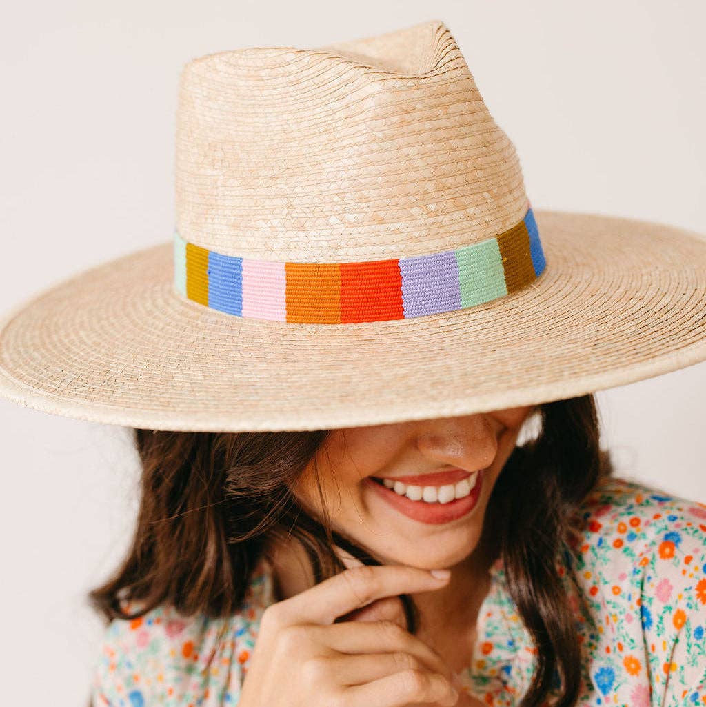 Confetti Stripe Palm Hat