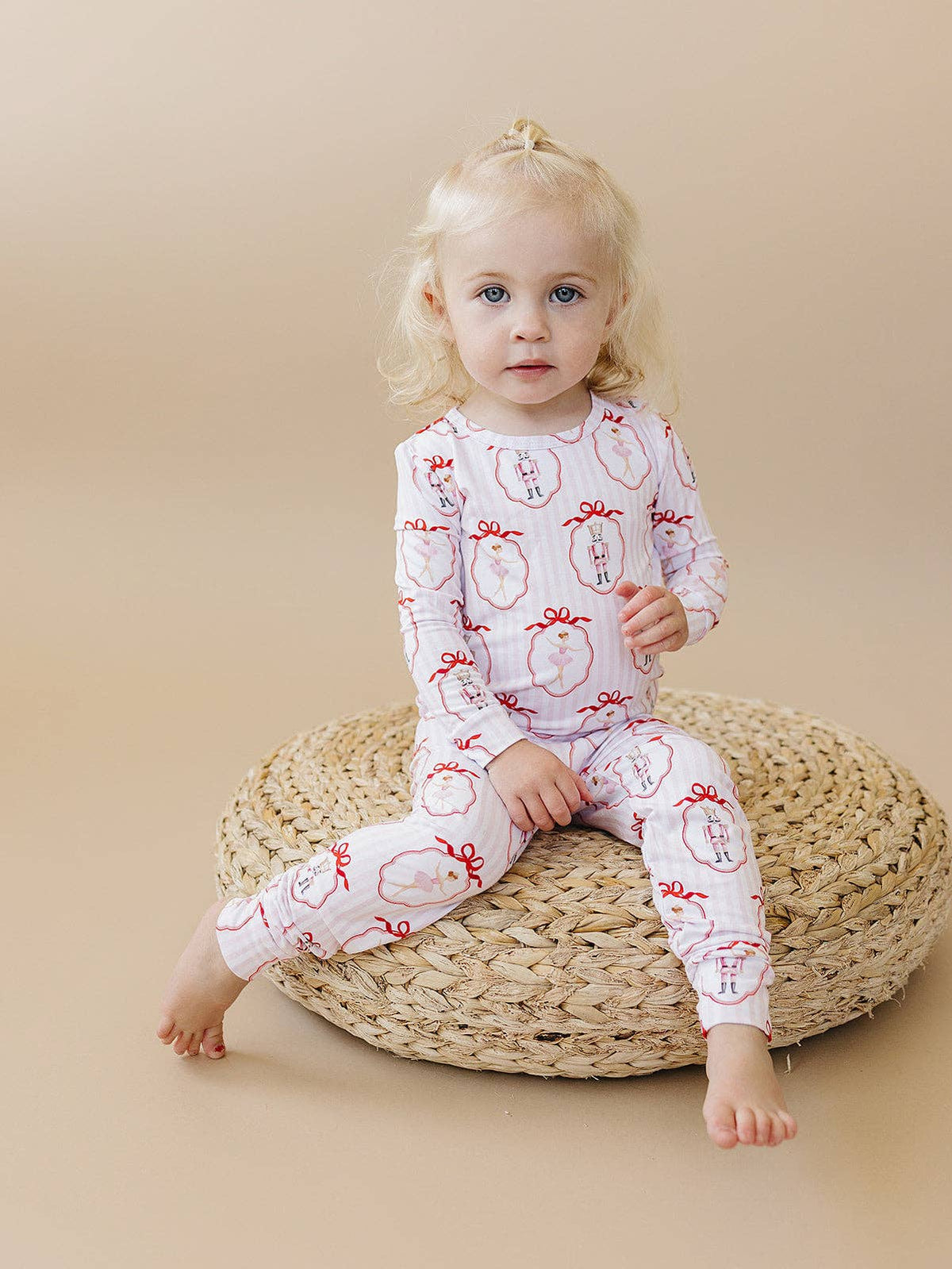 Bamboo Two Piece Set | Pink Nutcracker